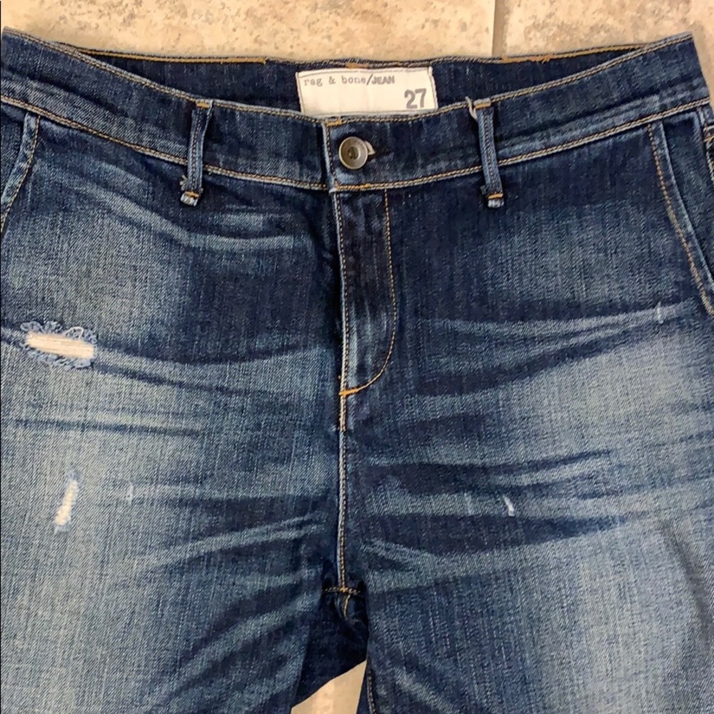 Rag & Bone Distressed Jeans Size 27 - Picture 2 of 8